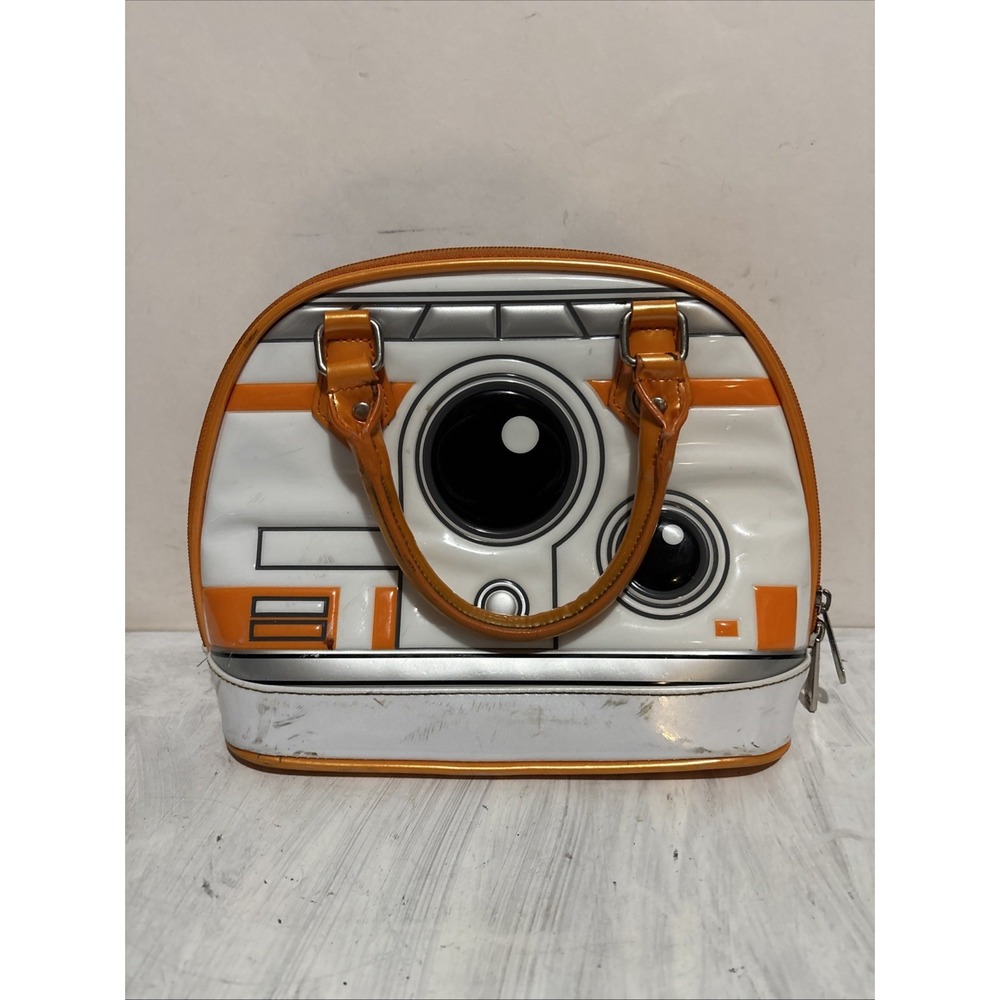 Loungefly Star Wars BB-8 Droid Dome Handbag White Orange Satchel Purse
